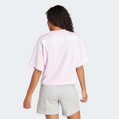 Футболка adidas Originals Future Icons 3 Stripes, размер L, CLPINK