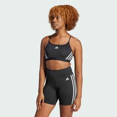 Топ adidas Aeroreact Training Light-Support 3-Stripes, размер SAB, black/white