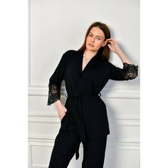 Пижама BUY-TEX.RU женская с брюками, размер 56, черный