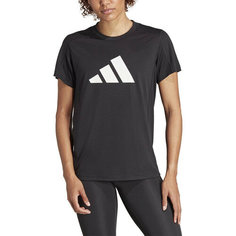 Футболка adidas Train Essentials Big Performance Logo Training, размер S INT, черный