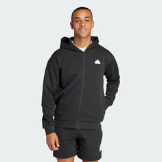 Толстовка adidas Future Icons Badge Of Sport Full Zip, размер XS, , black