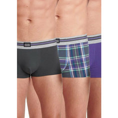 Трусы Jockey Cotton Stretch, комплект из 3 шт., размер M, фиолетовый