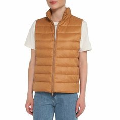 Жилет Maison David, размер XS, коричневый, бежевый