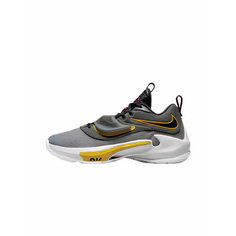 Кроссовки NIKE Freak 3, размер 9, серый/желтый