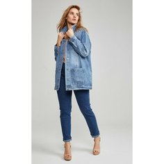 Джинсовая куртка Fine Joyce джинсовка, размер L, blue