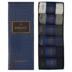 Носки DMDBS, комплект, 6 пар, размер 41-47, мультиколор