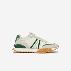 Кроссовки LACOSTE, размер T85, бежевый/зеленый