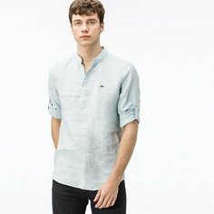 Рубашка LACOSTE, размер T39, голубой