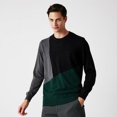 Джемпер LACOSTE Regular fit, размер T3, , черный