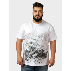 Футболка MixFix, размер 4XL, белый