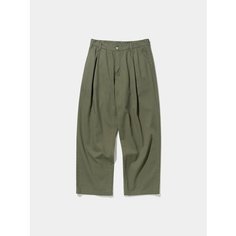 Брюки Uniform Bridge One Tuck Wool, размер L, зелёный