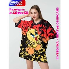 Футболка Evofox, размер 40-46, красный, желтый, черный