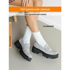 Лоферы LAMACCO Бестселлер, размер 38, черный, серый