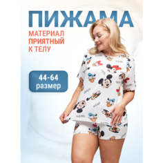 Пижама , размер 4XL, белый Ариномания