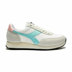 Кроссовки Diadora, размер T55, белый/голубой/серый