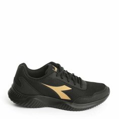 Кроссовки Diadora, размер T55, черный/золотой