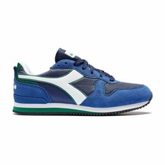 Кроссовки Diadora Olympia, размер T65, темно-синий/белый/зеленый