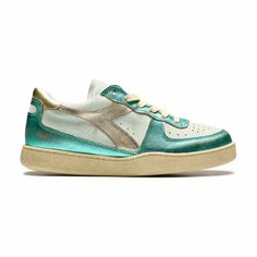 Кроссовки Diadora Mi Basket Row Cut, размер T55, зеленый