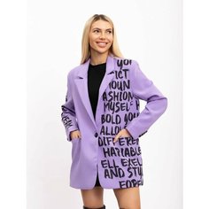 Пиджак RM shopping, размер 42, сиреневый