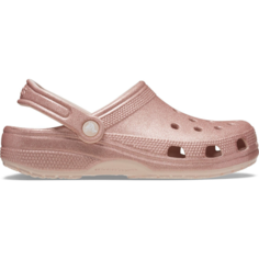 Сабо Crocs Classic Glitter Clog, размер M7/W9 US, Quartz Glitter