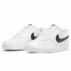 Кроссовки NIKE Court Vision Low, полнота F, размер 8 US, белый/черный
