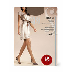 Колготки Sisi Miss 20, 20 den, 10 шт., размер 4, grafite