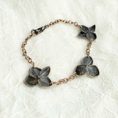 Браслет Медная мастерская GALATEA, 1 шт., размер 17 см, черный, розовый, золотистый