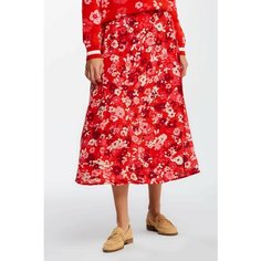 Юбка GANT, размер 36, красный, бордовый, белый