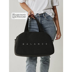 Сумка спортивная , 20 л, 20х25х42 см, ручная кладь, черный Sarl Wear