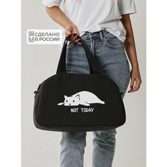 Сумка спортивная , 20 л, 20х25х42 см, ручная кладь, черный Sarl Wear