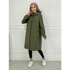 Плащ Karmelstyle, размер 50, хаки