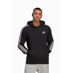 Худи adidas Essentials French Terry 3-Stripes, размер M, , черный