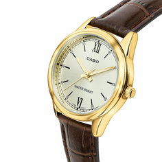 Наручные часы CASIO, золотой, коричневый