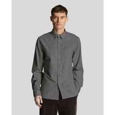 Рубашка Lyle & Scott Cotton Linen Button Down Shirt, размер XL, dark navy