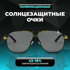 Солнцезащитные очки Fantasy Earth, черно-серый