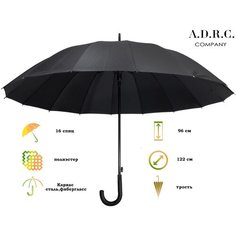Зонт-трость A.D.R.C Company, черный