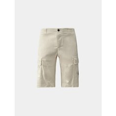 Шорты C.P. COMPANY Stretch Sateen Cargo Shorts, размер 50, белый