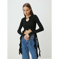 Топ Versace Jeans Couture, размер S, черный