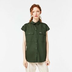 Рубашка LACOSTE, размер T36, хаки
