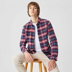 Рубашка LACOSTE, размер T39, мультиколор