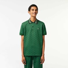 Поло LACOSTE, размер T2, зелёный