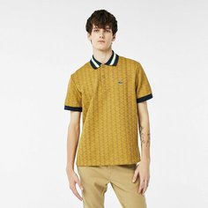 Поло LACOSTE, размер T3, горчичный