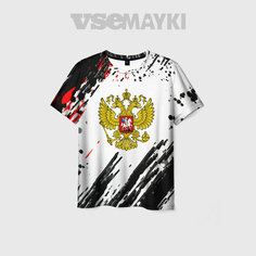 Футболка VseMayki.Ru, размер 60/62, белый