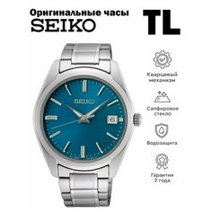 Наручные часы SEIKO, серебристый/синий