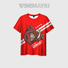 Футболка VseMayki.Ru, размер 76/78, белый