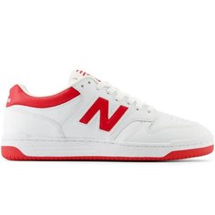 Кроссовки New Balance 480, размер 10 US, белый/красный
