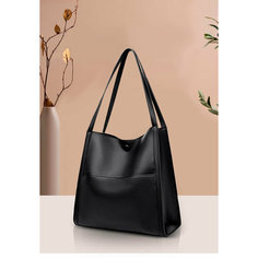 Сумка шоппер , фактура зернистая, черный Onix Shell