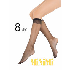 Гольфы MiNiMi Estivo, комплект, 8 den, 2 пары, размер One Size, черный