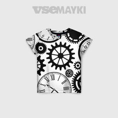 Футболка VseMayki.Ru, размер 170, белый
