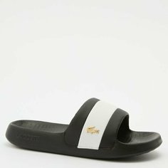 Шлепанцы LACOSTE, размер 42, черный